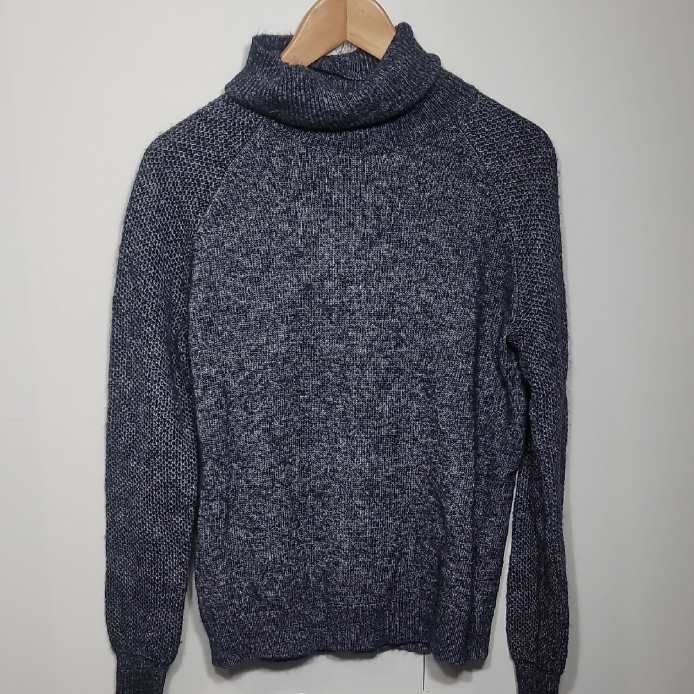 LOFT Charcoal Turtleneck Sweater